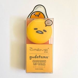 Gudetama The Creme Shop Sanrio Pineapple Sherbert Macaron Lip Balm